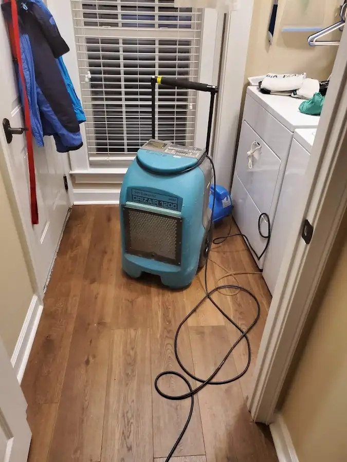 Commercial dehumidifier deployed for Flood Damage Cleanup in Jasper